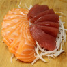 Sashimi duo (saumon/thon) 15 pièces